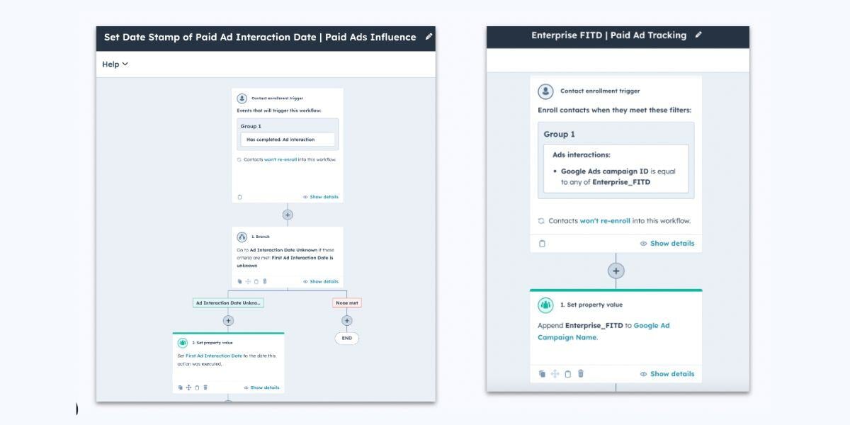 HubSpot Workflows for Custom Paid Ads Analytics